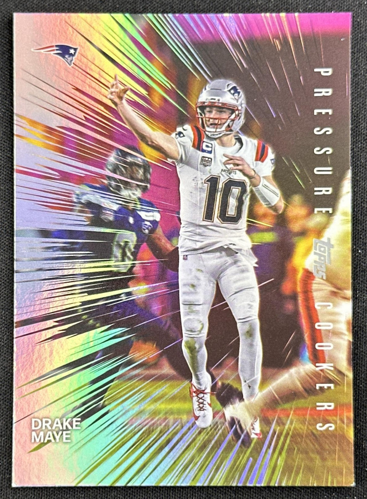 Drake Maye 2026 Topps Flagship Pressure Cookers Patriots