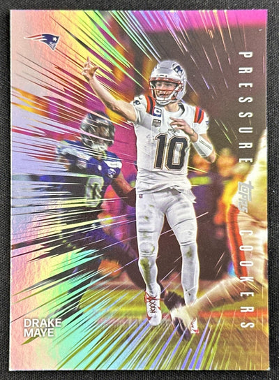 Drake Maye 2026 Topps Flagship Pressure Cookers Patriots Sports Trading Card