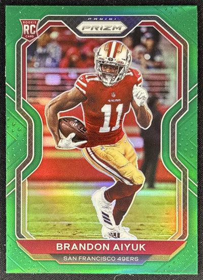 Brandon Aiyuk 2020 Panini Prizm Green 49ers