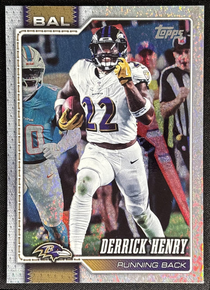 Derrick Henry 2026 Topps Rainbow Foil Ravens