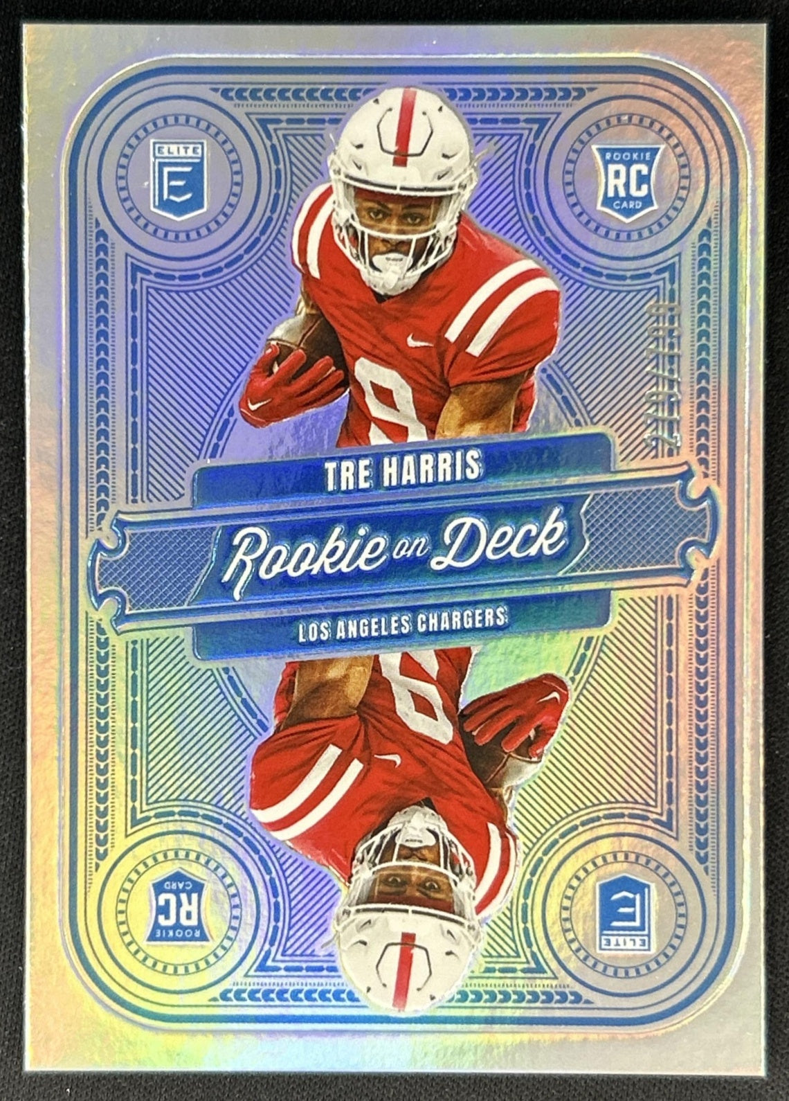 Tre Harris 2025 Panini Donruss Elite Rookie On Deck /799 Chargers