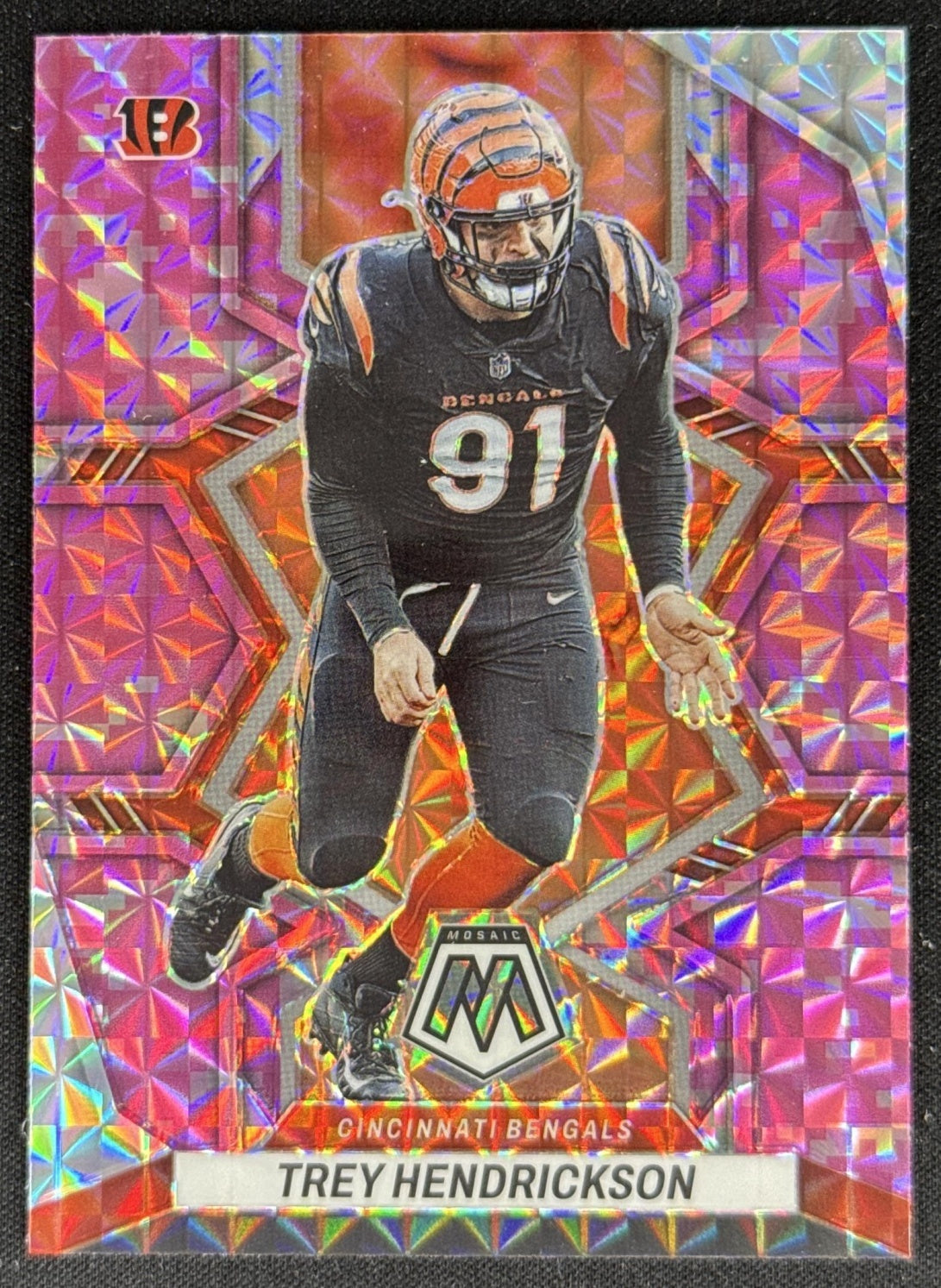 Trey Hendrickson 2022 Panini Mosaic Camo Pink Bengals Default Title Sports Trading Card