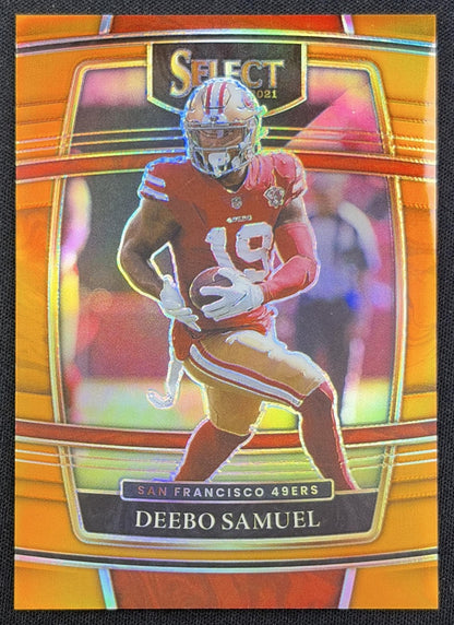 Deebo Samuel 2021 Panini Select Orange Prizm /49 49ers