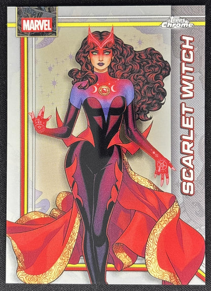 Scarlet Witch 2026 Topps Chrome Marvel Comics front