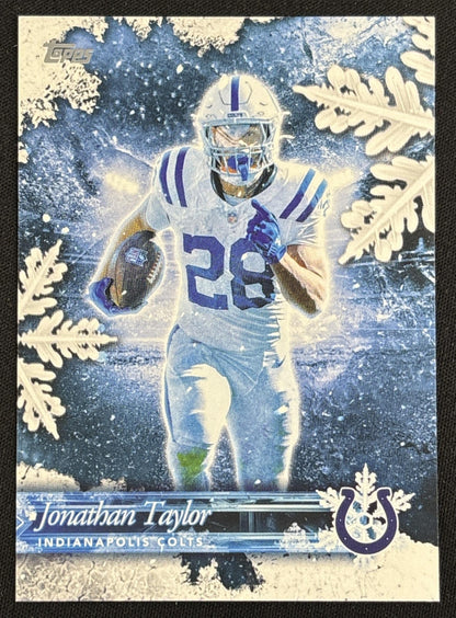 Jonathan Taylor 2026 Topps Holiday Frozen Fields Colts - front