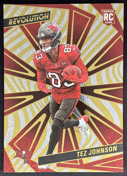 Tez Johnson 2025 Panini Revolution Rookies Groove Buccaneers Default Title Sports Trading Cards