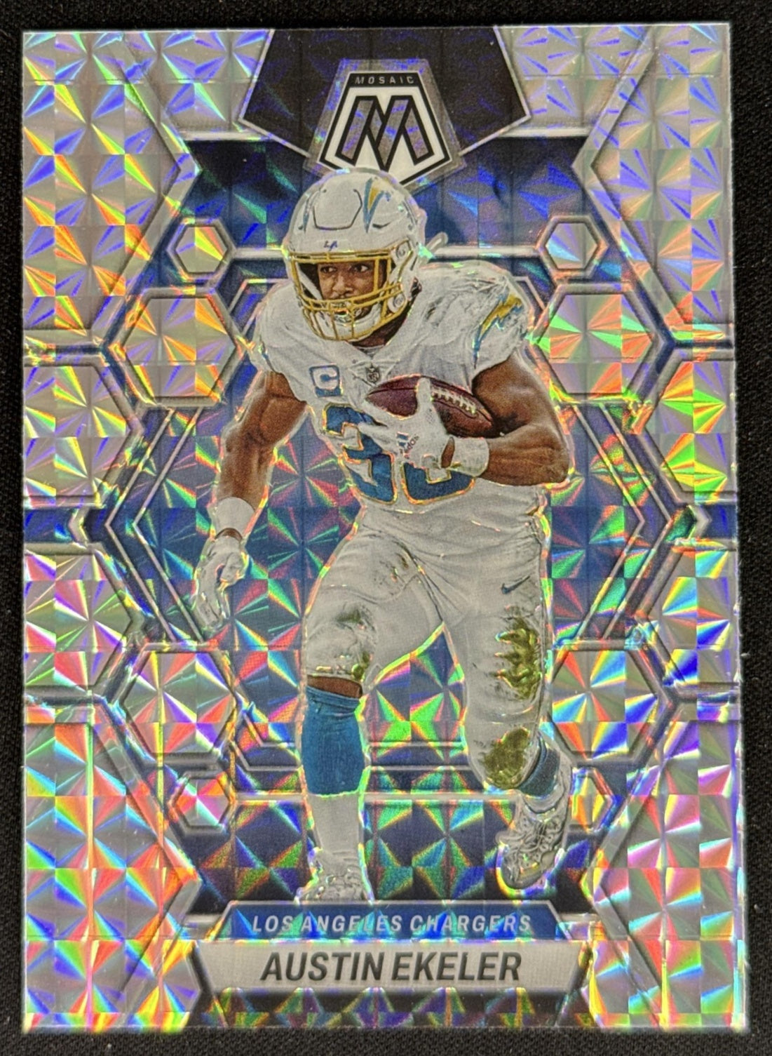Austin Ekeler 2023 Panini Mosaic Chargers Default Title Sports Trading Card