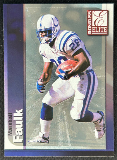 Marshall Faulk 1999 Elite Rams Sports Trading Cards