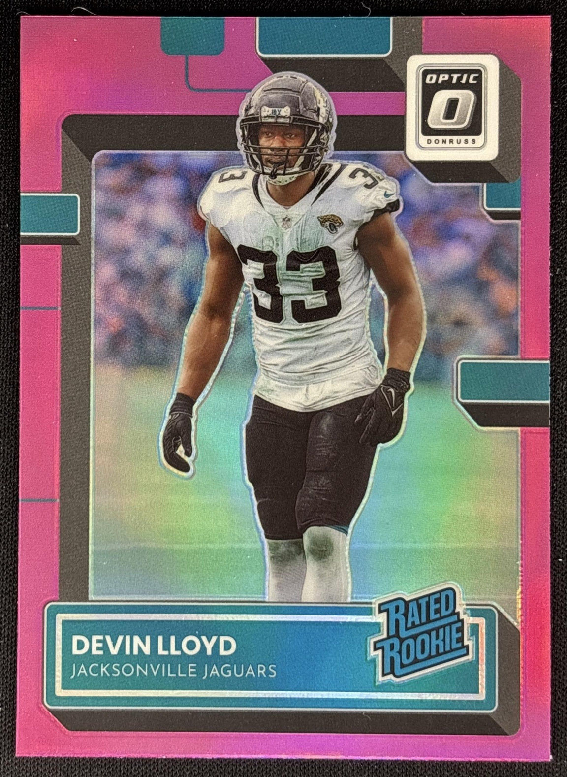 Devin Lloyd 2022 Panini Donruss Optic Pink Jaguars Sports Trading Cards