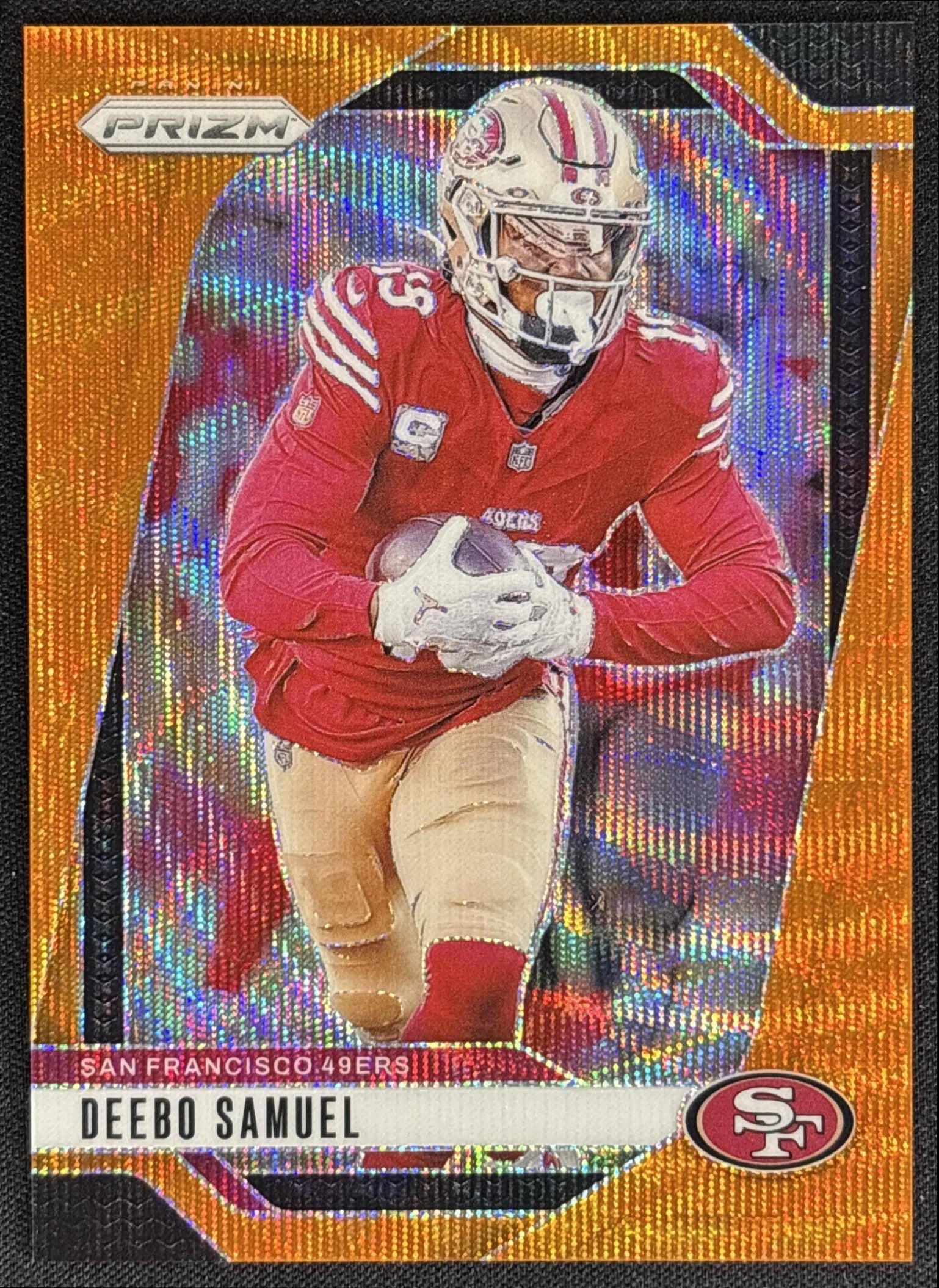 Deebo Samuel 2024 Panini Prizm Orange Wave /60 49ers