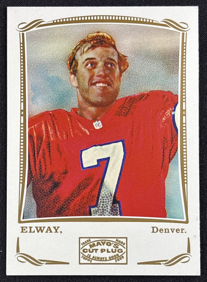 John Elway 2009 Topps Mayo Broncos