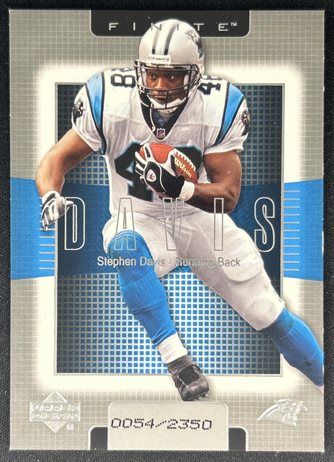 Stephen Davis 2003 Upper Deck Finite /2350 Panthers front