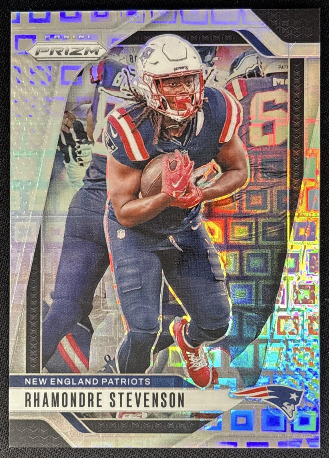 Rhamondre Stevenson 2024 Panini Prizm Pandora /400 Patriots front