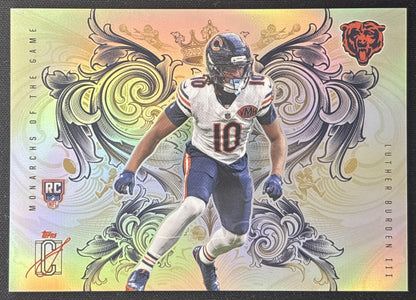 Luther Burden III 2025 Topps Signature Class Monarchs of the Game Bears Sports Trading Cards