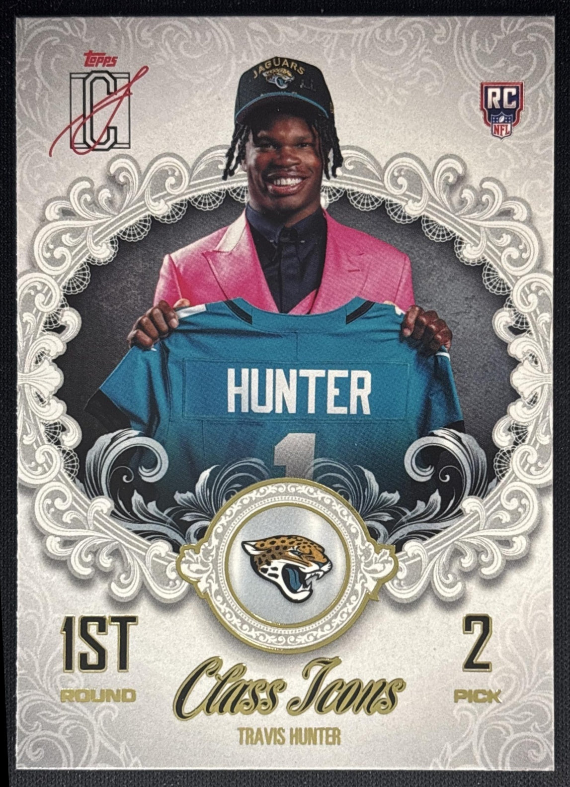 Travis Hunter 2025 Topps Signature Class Icons Jaguars front