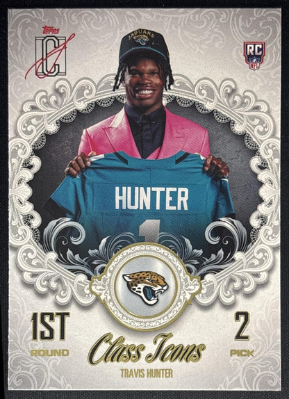 Travis Hunter 2025 Topps Signature Class Icons Jaguars front