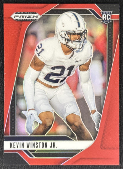 Kevin Winston Jr. 2025 Panini Prizm Draft Picks Red /399 Nittany Lions Sports Trading Card