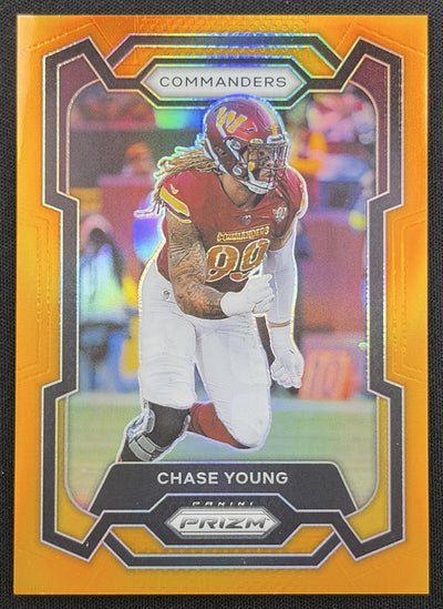 Chase Young 2023 Panini Prizm Orange /249 Commanders