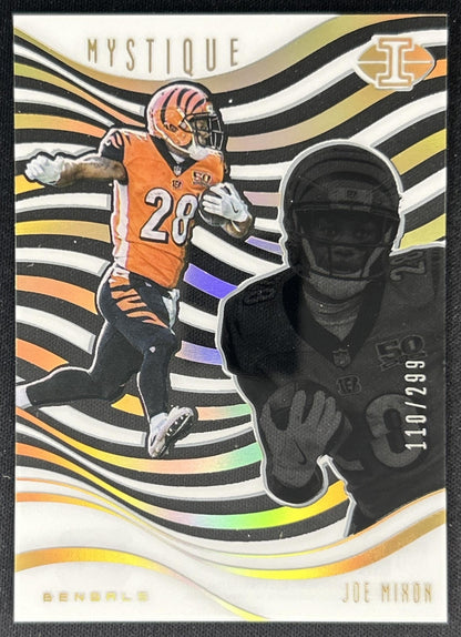 Joe Mixon 2018 Panini Illusions Mystique Gold /299 Bengals front