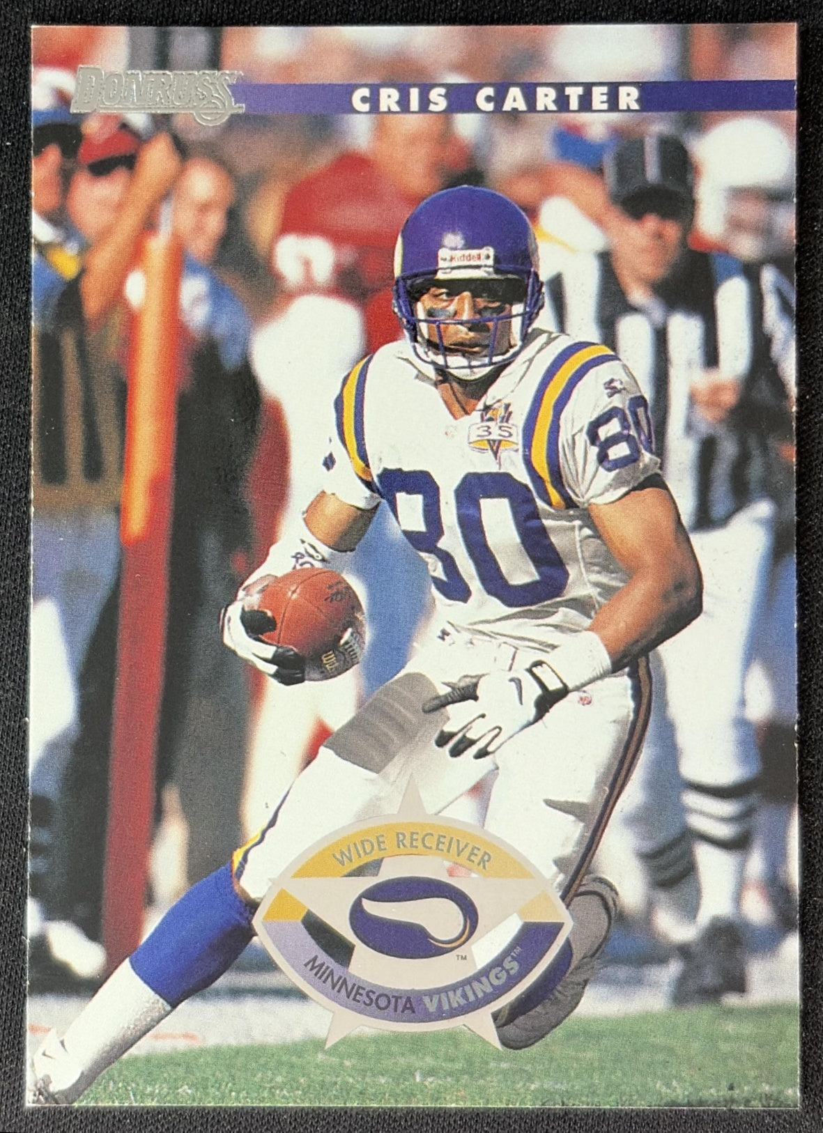 Cris Carter 1996 Donruss Vikings Front