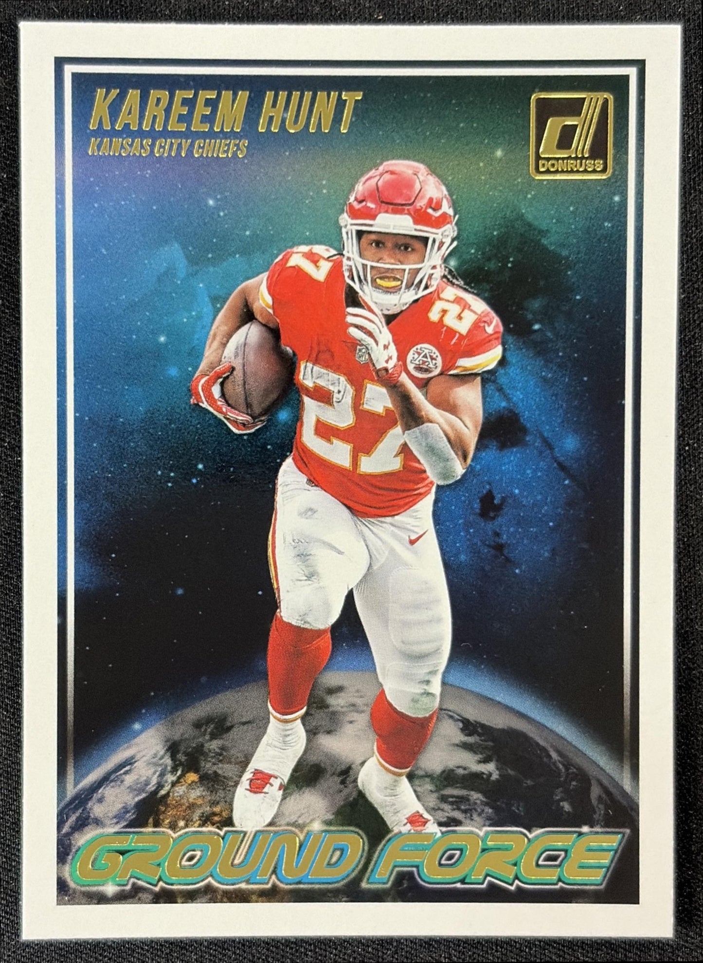 Kareem Hunt 2018 Panini Donruss Ground Force Chiefs
