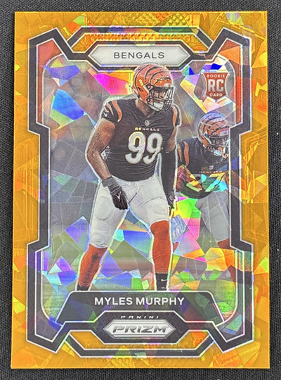 Myles Murphy 2023 Panini Prizm Orange Ice Bengals Sports Trading Card
