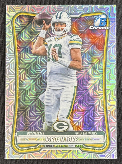 Jordan Love 2026 Bowman Chrome NFL Mojo Refractor Packers