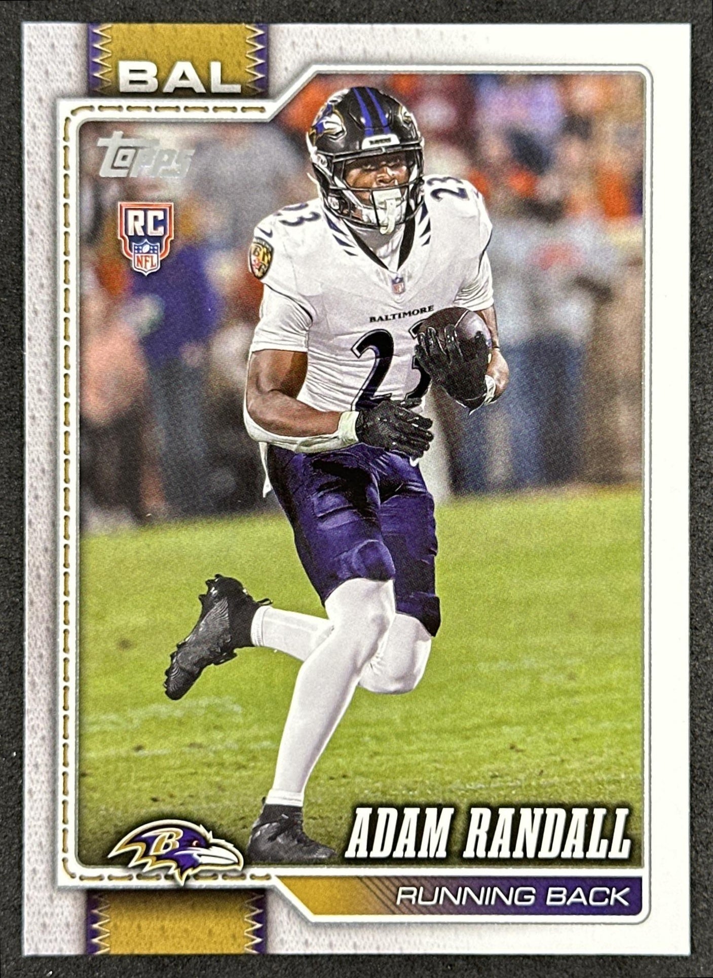 Adam Randall 2026 Topps Flagship Rookie Ravens Sports Trading Cards
