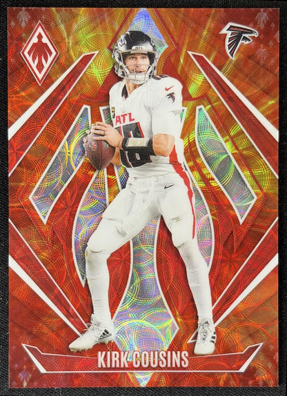 Kirk Cousins 2024 Panini Phoenix FireBurst /350 Falcons