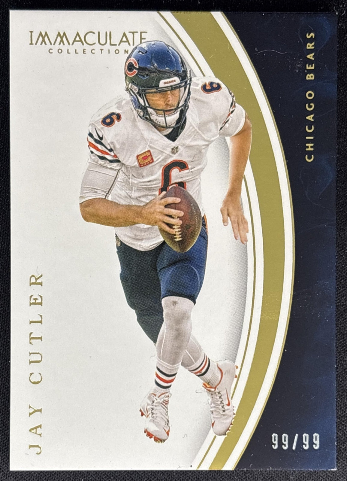 Jay Cutler 2016 Panini Immaculate Collection /99 Bears front