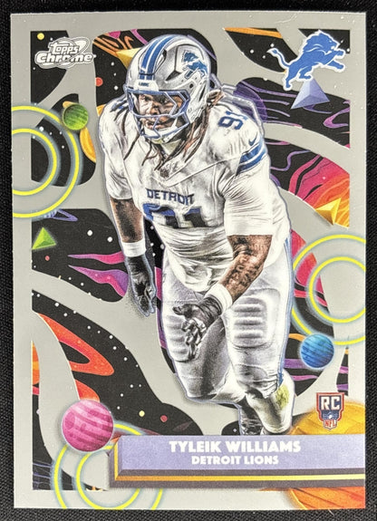 Tyleik Williams 2025 Topps Cosmic Chrome Lions