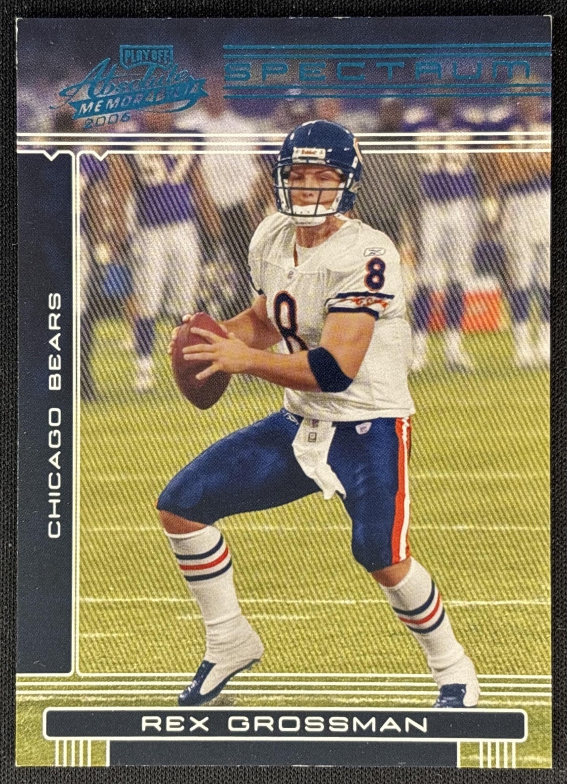 Rex Grossman 2006 Playoff Absolute Memorabilia Spectrum Blue /250 Bears
