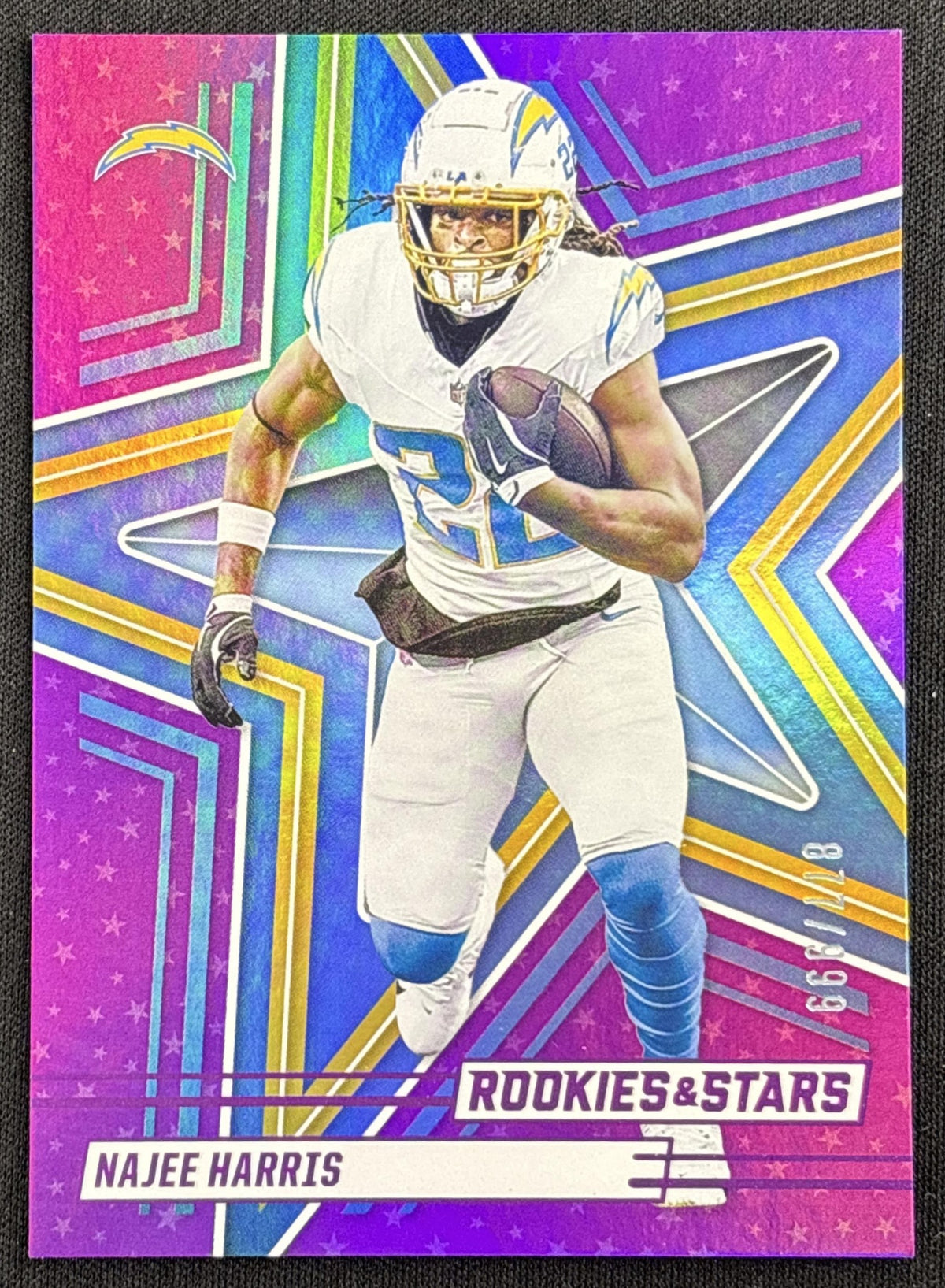 Najee Harris 2025 Panini Rookies & Stars Purple /999 Chargers Los Angeles Chargers