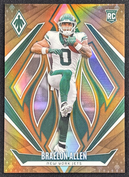 Braelon Allen 2024 Panini Phoenix Bronze /75 Jets