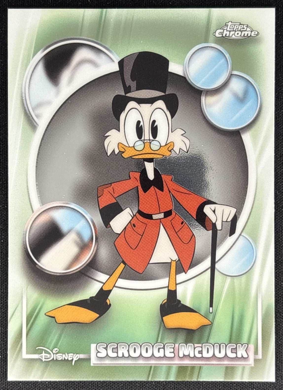 Scrooge McDuck 2026 Topps Chrome Disney Ducktales front