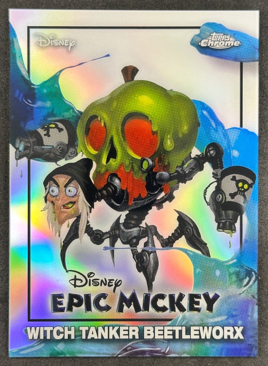 Witch Tanker Beetleworx 2026 Topps Disney Neon Epic Mickey Entertainment Cards