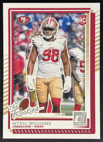 Mykel Williams 2025 Panini Donruss Rookies & Highlights 49ers Sports Trading Cards