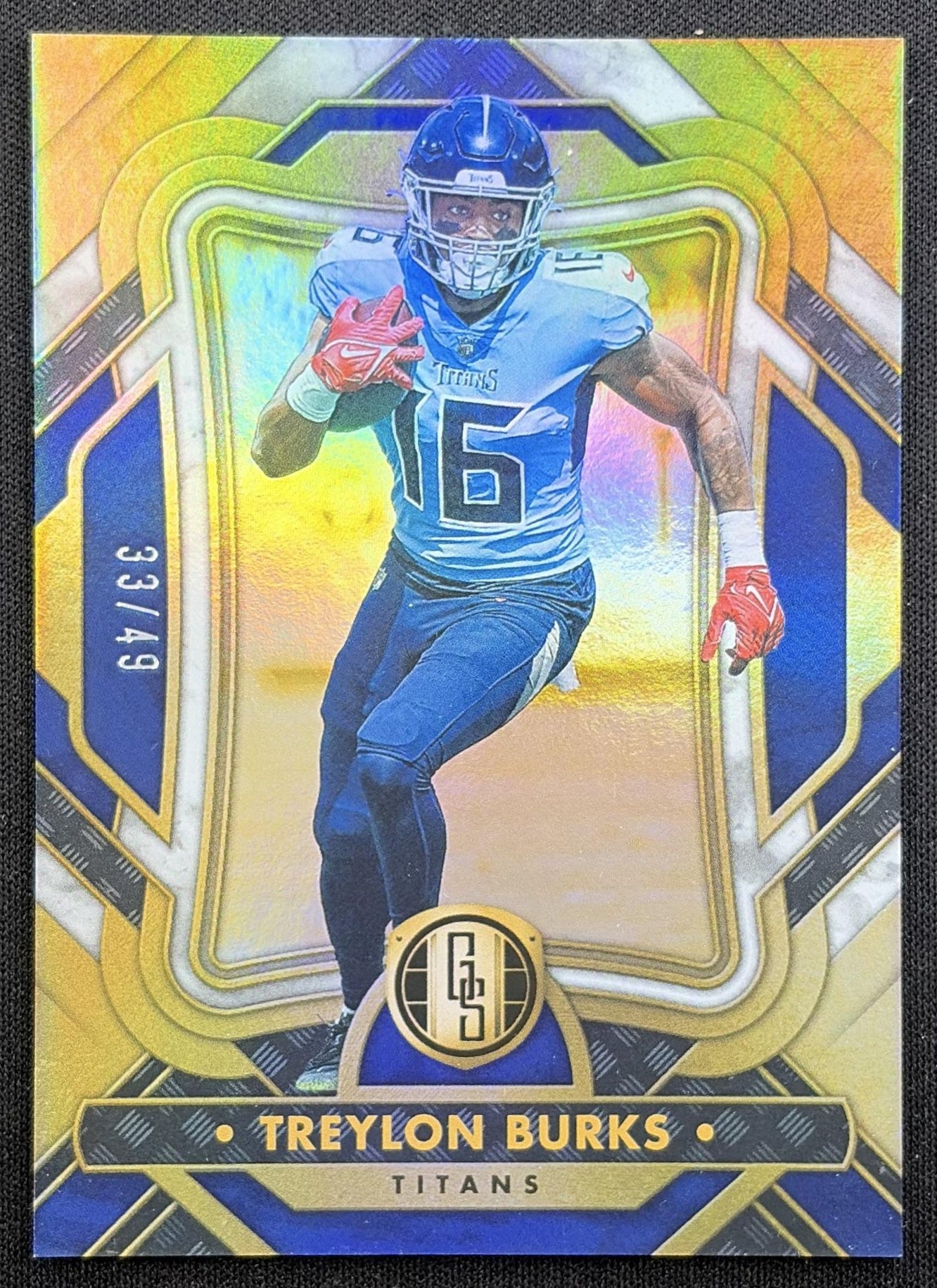 Treylon Burks 2023 Panini Gold Standard White /49 Titans front