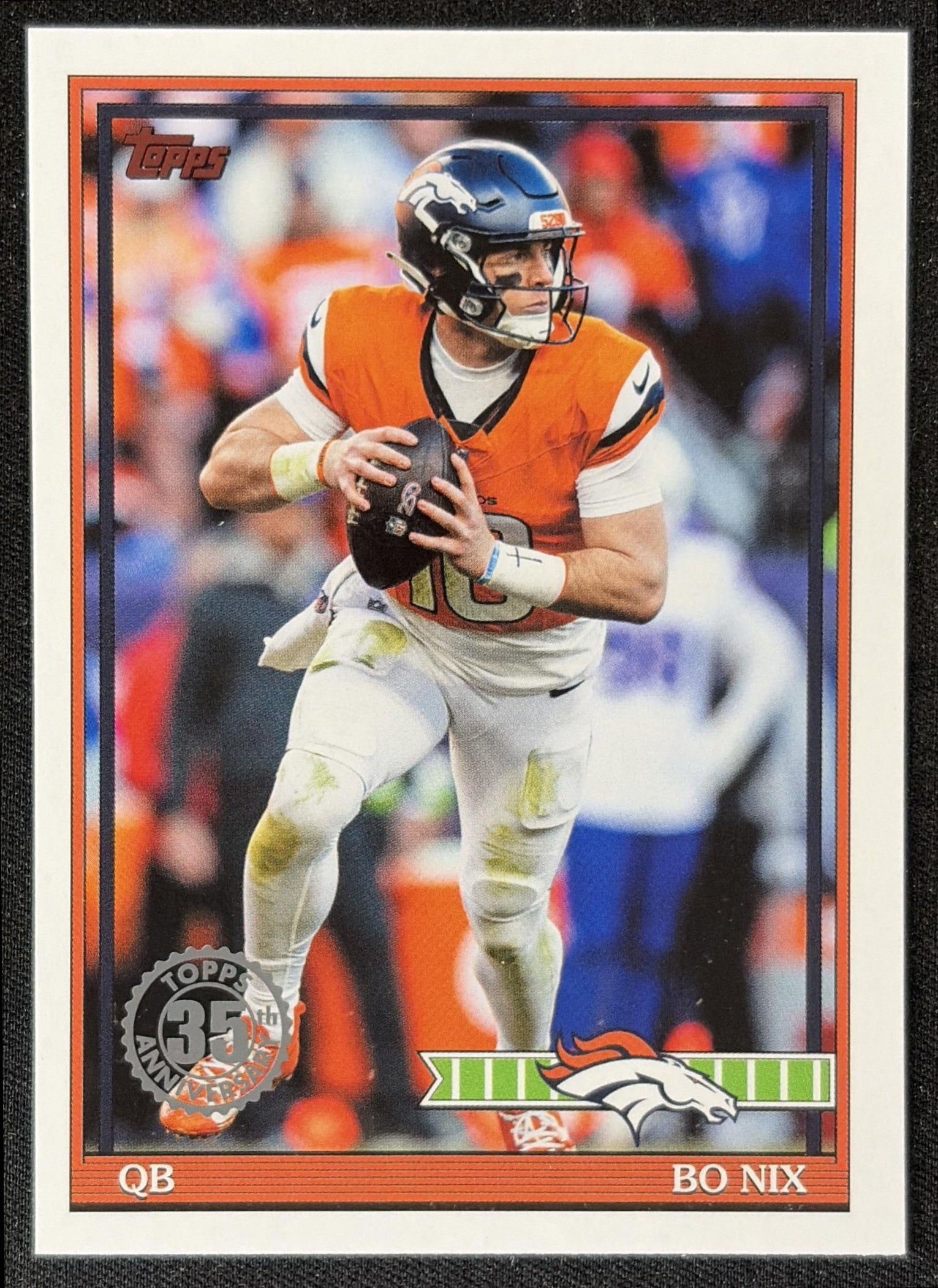Bo Nix 2026 Topps 1991 Broncos front