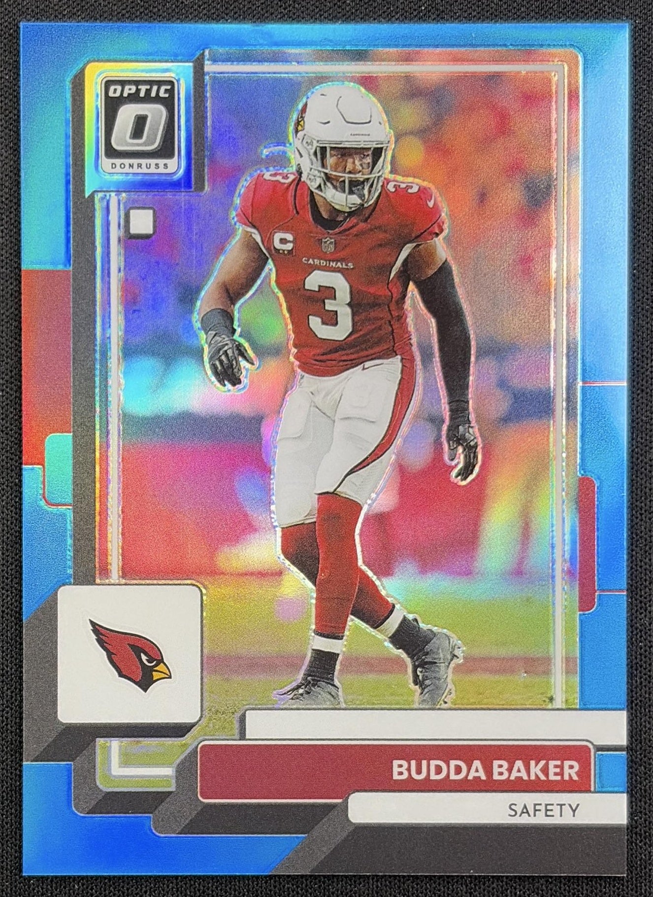 Budda Baker 2022 Panini Donruss Optic Aqua /299 Cardinals Arizona Cardinals