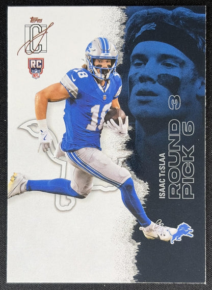 Isaac TeSlaa 2025 Topps Signature Class Rookie Lions Front