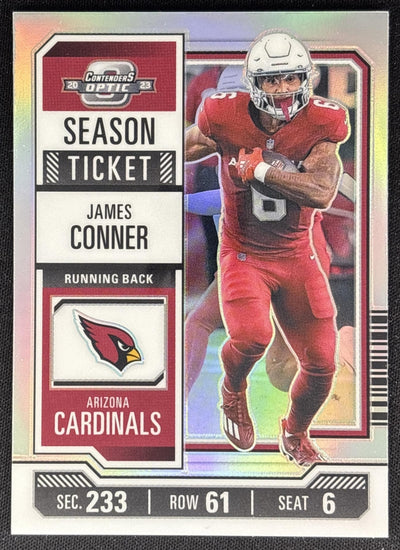 James Conner 2023 Panini Contenders Optic Silver Cardinals Sports Trading Cards