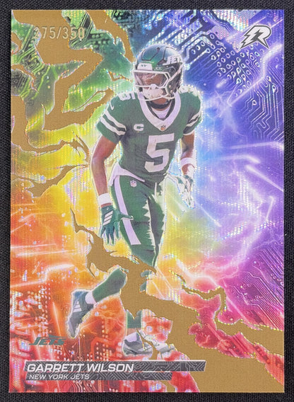 Garrett Wilson 2025 Topps Resurgence Circuit Breakers Bronze Surge Refractor /350 New York Jets