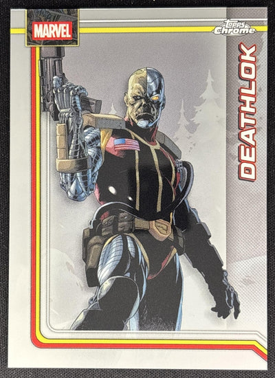 Deathlok 2026 Topps Chrome Marvel Comics Sports Trading Cards
