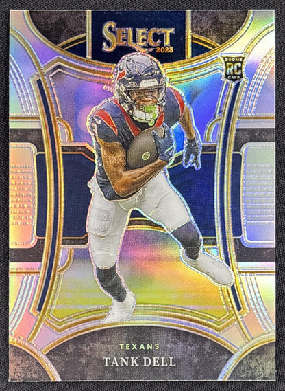 Tank Dell 2023 Panini Select Silver Prizms Texans