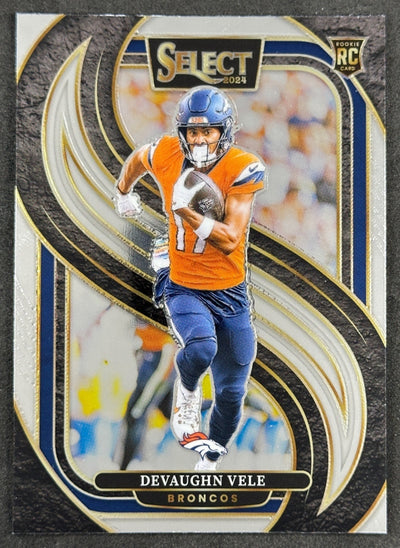 Devaughn Vele 2024 Select Premier Broncos Sports Trading Cards