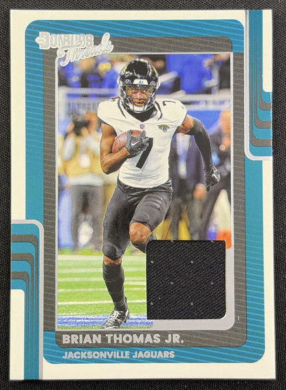 Brian Thomas Jr. 2025 Panini Donruss Threads Jaguars