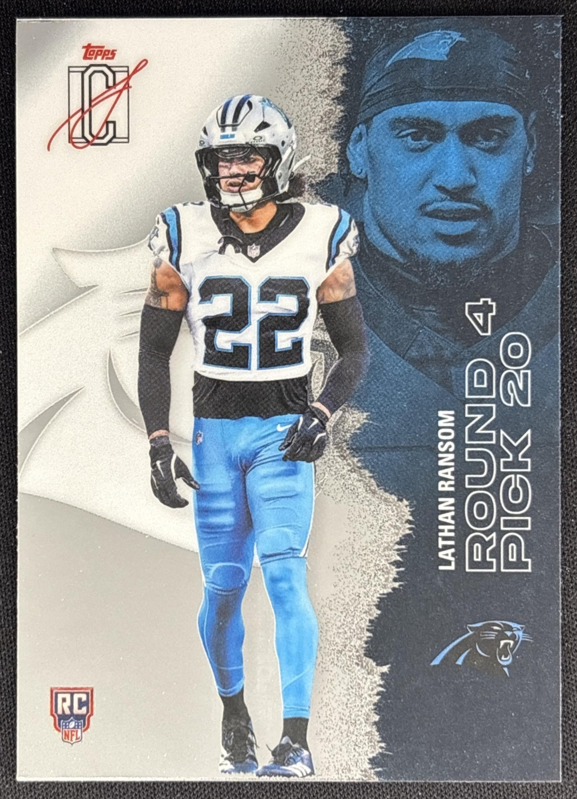 Lathan Ransom 2025 Topps Signature Class Chrome Rookie Panthers Sports Trading Cards