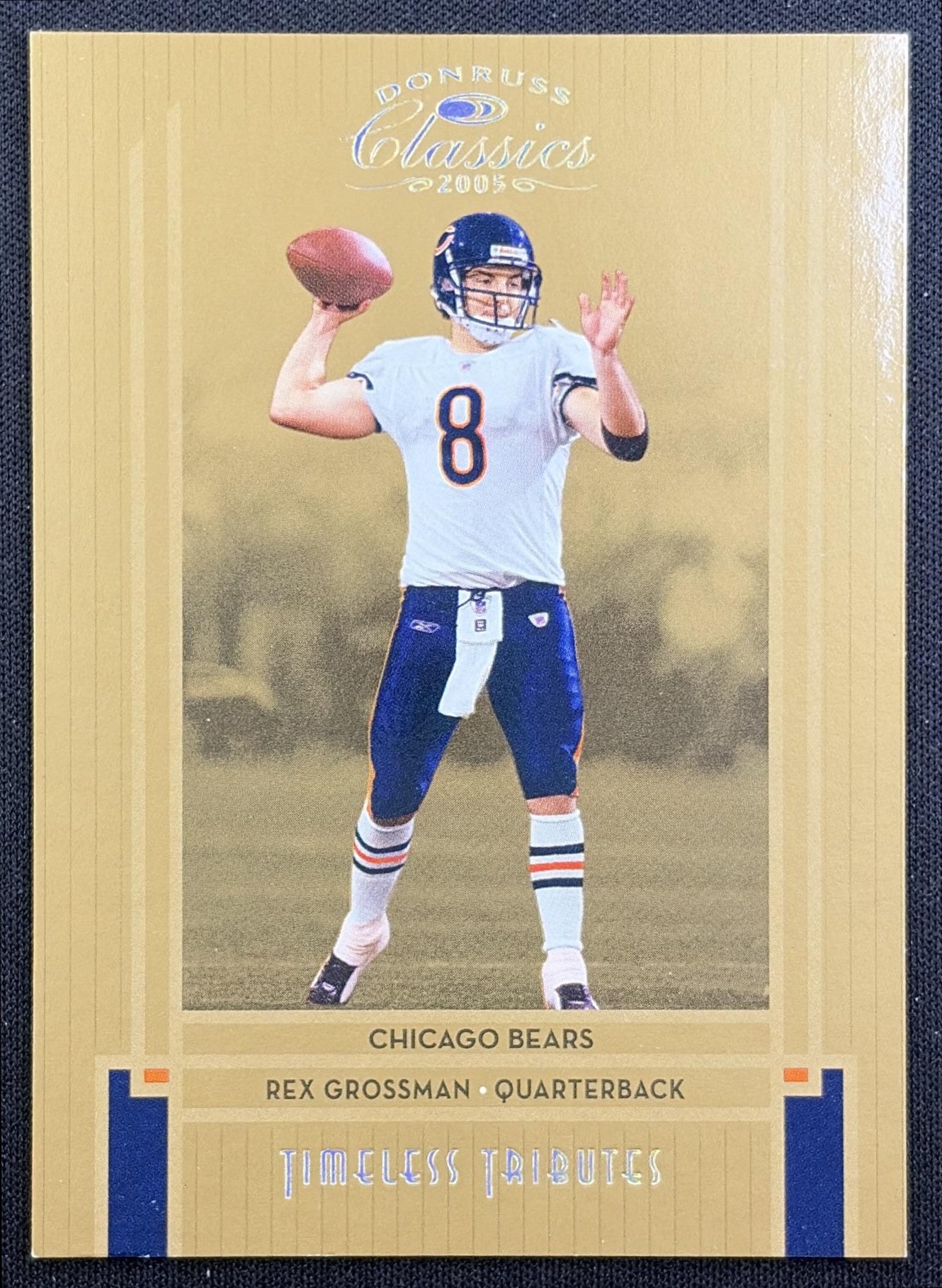 Rex Grossman 2005 Donruss Classics Timeless Tributes Bronze /100 Bears