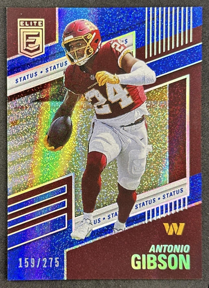 Antonio Gibson Donruss Elite Status /275 Commanders